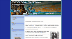 Desktop Screenshot of gonzagagiovanfrancesco.com