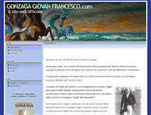 Tablet Screenshot of gonzagagiovanfrancesco.com